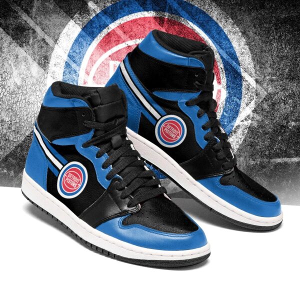 Tubopro Detroit Pistons NBA AJ1 High Sneakers Shoes For Men And Women
