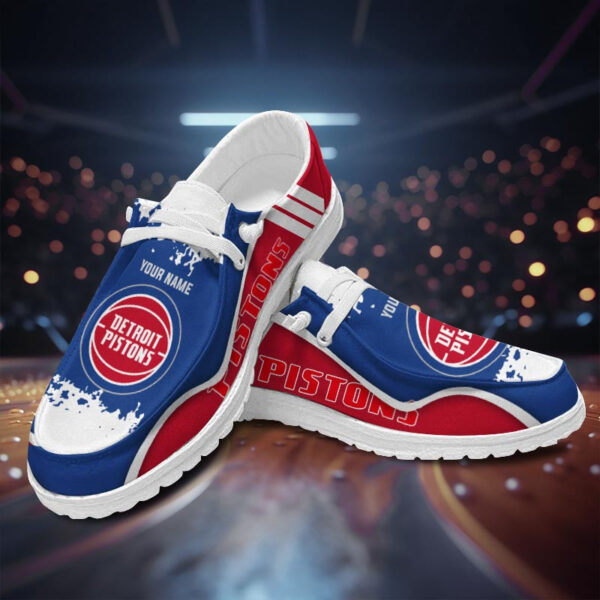 Tubopro Detroit Pistonss Hey Dude Shoes For Men And Women