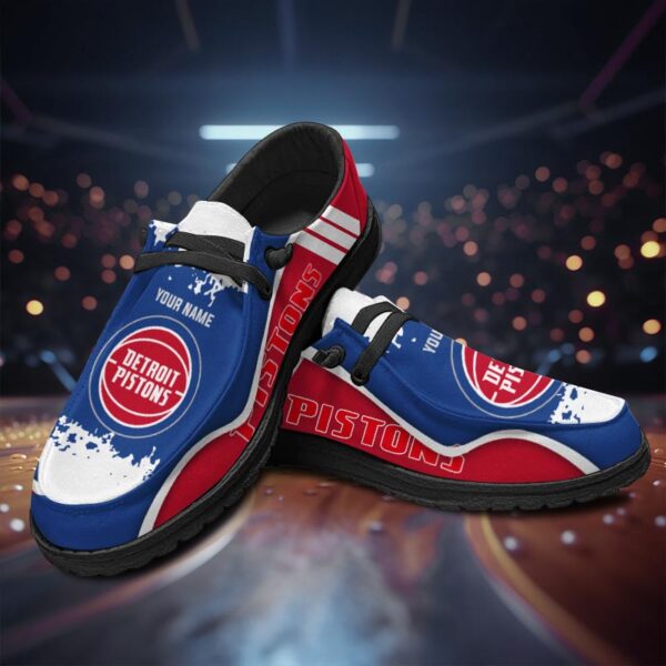 Tubopro Detroit Pistonss Hey Dude Shoes For Men And Women - Image 2
