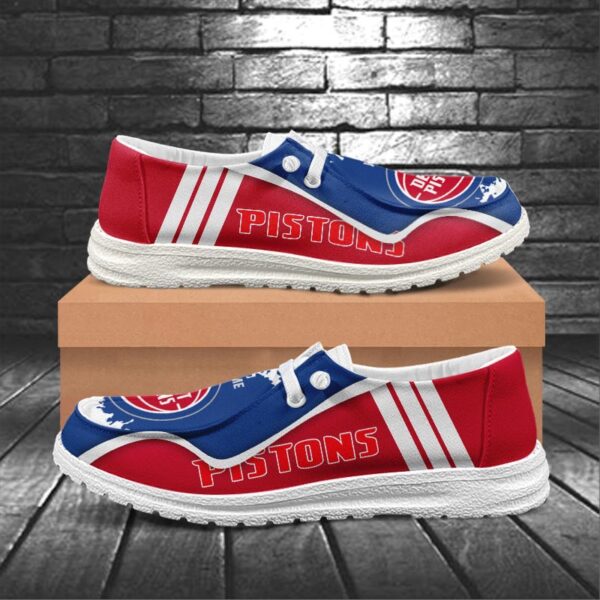 Tubopro Detroit Pistonss Hey Dude Shoes For Men And Women - Image 5