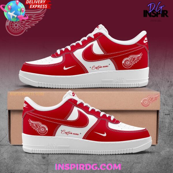Tubopro Detroit Red Wings Air Low-Top Sneakers Shoes For Men And Women