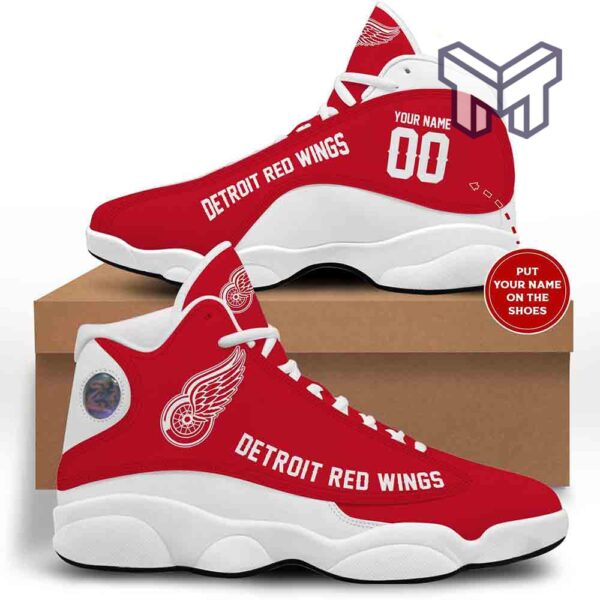 Tubopro Detroit Red Wings AJ13 Sneakers Shoes For Men And Women