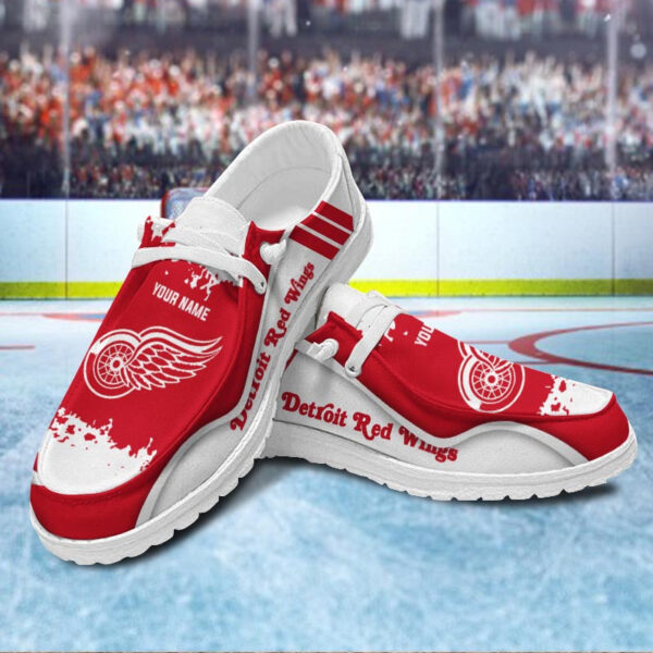 Tubopro Detroit Red Wings Hey Dude Shoes For Men And Women