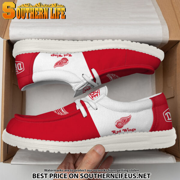Tubopro Detroit Red Wings Personalized Hey Dude Shoes For Men And Women - Image 3