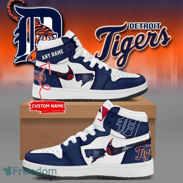 Tubopro Detroit Tigers AJ1 High Sneakers Shoes For Men And Women