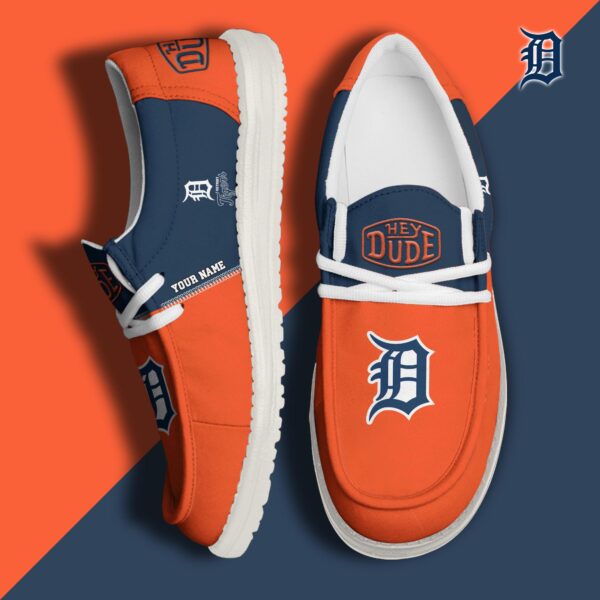 Tubopro Detroit Tigers Personalized Hey Dude Shoes For Men And Women - Image 2
