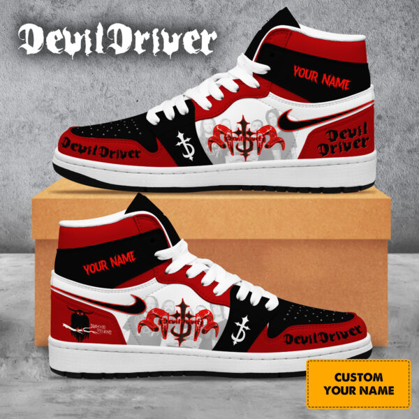 Tubopro DevilDriver AJ1 High Sneakers Shoes For Men And Women - Image 2