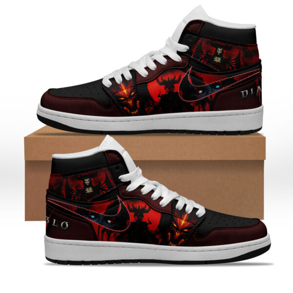 Tubopro Diablo AJ1 High Sneakers Shoes For Men And Women - Image 2