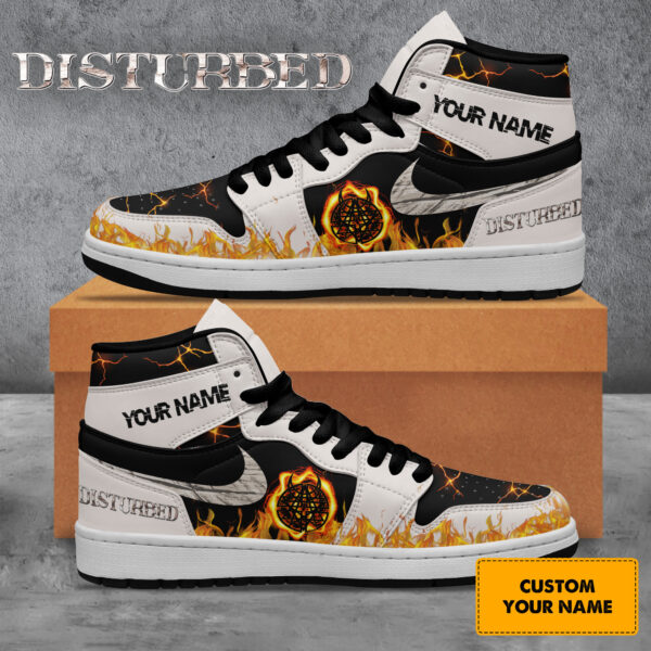 Tubopro Disturbed AJ1 High Sneakers Shoes For Men And Women - Image 2