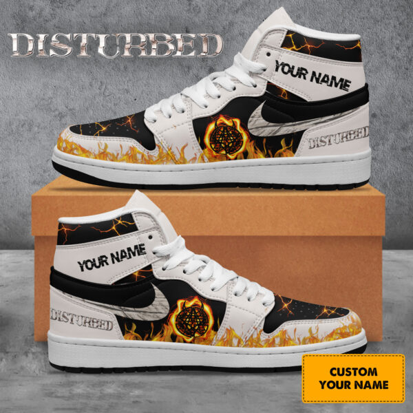 Tubopro Disturbed AJ1 High Sneakers Shoes For Men And Women - Image 2