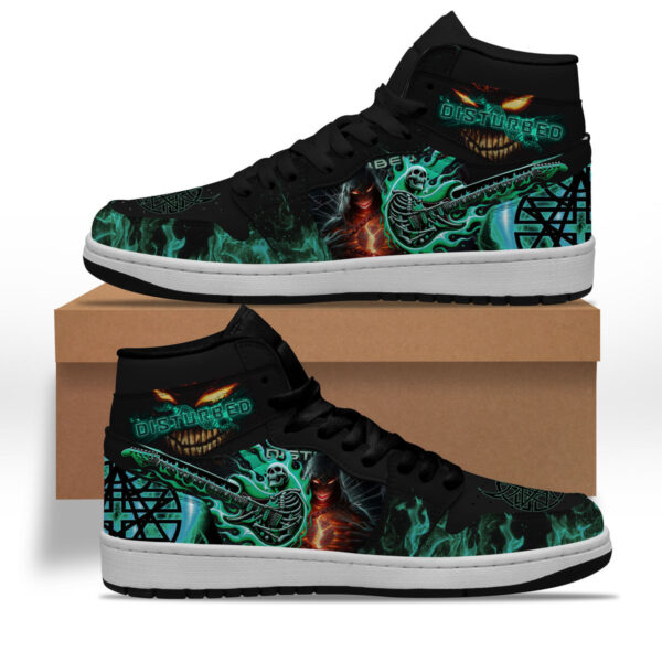 Tubopro Disturbed AJ1 High Sneakers Shoes For Men And Women - Image 2