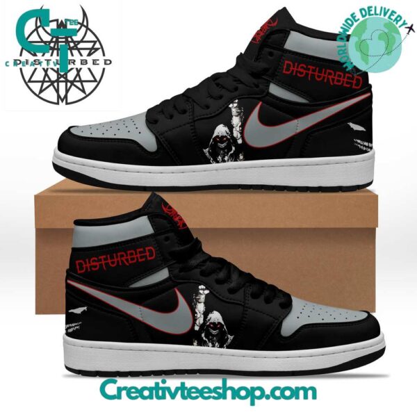 Tubopro Disturbed AJ1 High Sneakers Shoes For Men And Women - Image 3