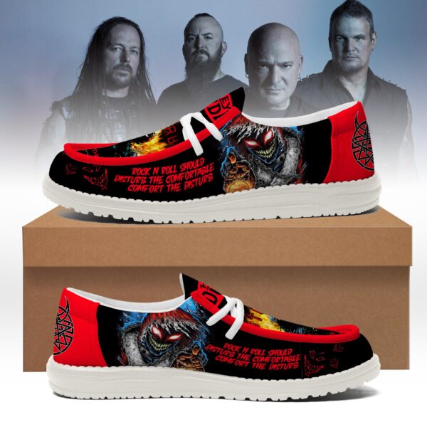 Tubopro Disturbed Personalized Hey Dude Shoes For Men And Women