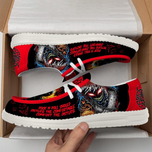 Tubopro Disturbed Personalized Hey Dude Shoes For Men And Women - Image 4