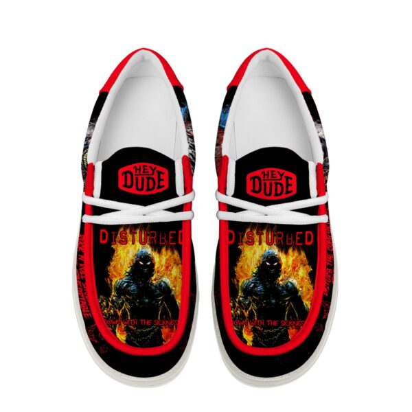 Tubopro Disturbed Personalized Hey Dude Shoes For Men And Women - Image 3