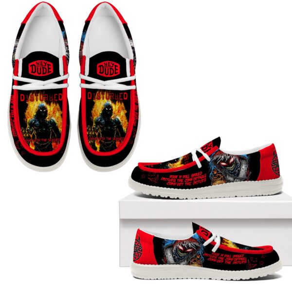 Tubopro Disturbed Personalized Hey Dude Shoes For Men And Women - Image 5