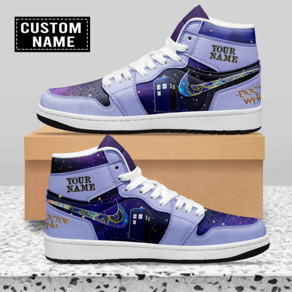 Tubopro Doctor Who AJ1 High Sneakers Shoes For Men And Women - Image 2
