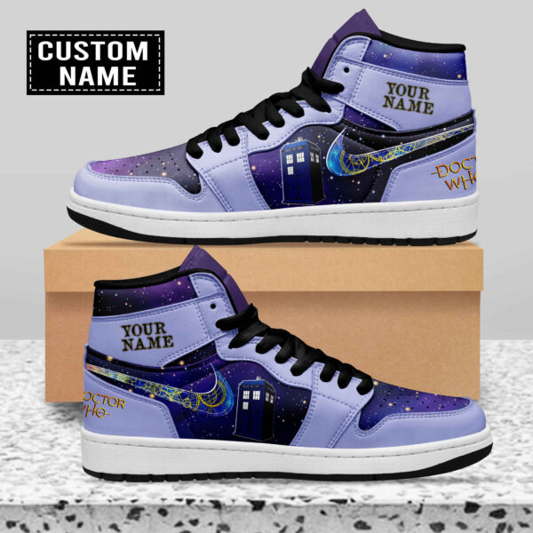 Tubopro Doctor Who AJ1 High Sneakers Shoes For Men And Women - Image 2