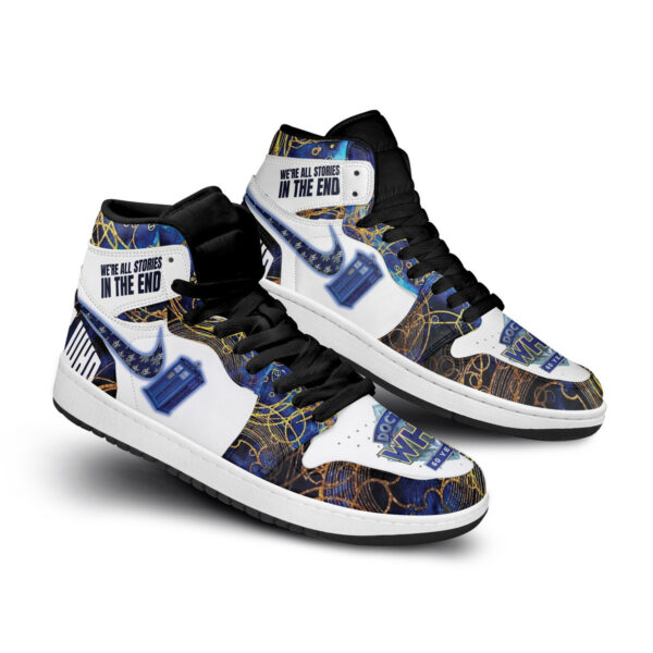 Tubopro Doctor Who AJ1 High Sneakers Shoes For Men And Women - Image 2