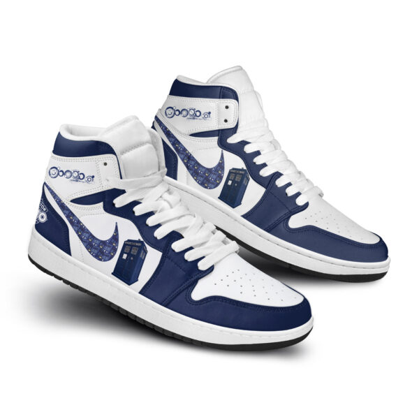 Tubopro Doctor Who AJ1 High Sneakers Shoes For Men And Women - Image 3