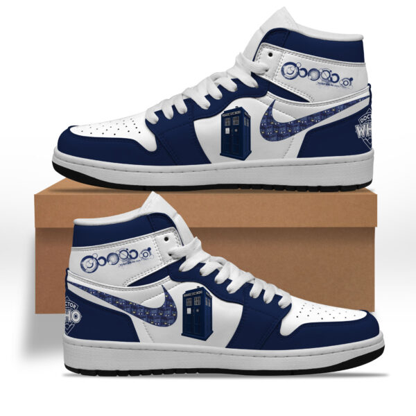 Tubopro Doctor Who AJ1 High Sneakers Shoes For Men And Women - Image 2