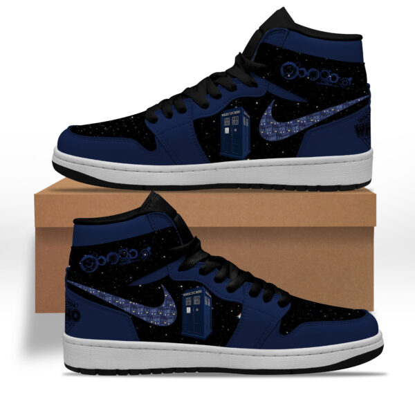 Tubopro Doctor Who AJ1 High Sneakers Shoes For Men And Women - Image 2