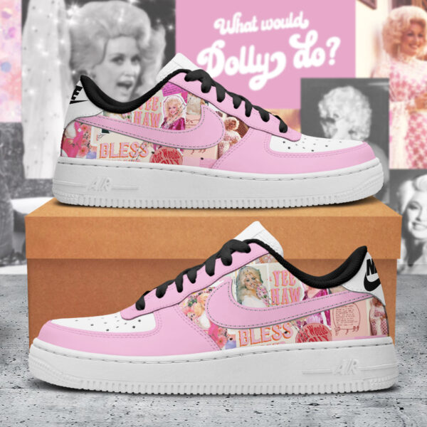 Tubopro Dolly Parton Air Low-Top Sneakers Shoes For Men And Women - Image 3