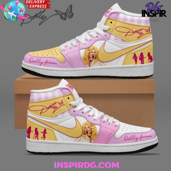 Tubopro Dolly Parton AJ1 High Sneakers Shoes For Men And Women