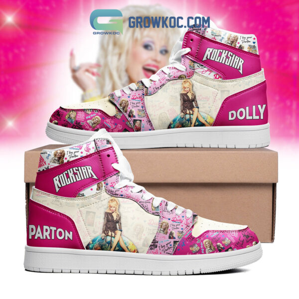 Tubopro Dolly Parton AJ1 High Sneakers Shoes For Men And Women