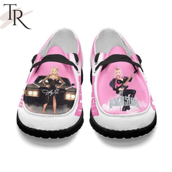 Tubopro Dolly Parton Rockstar Personalized Hey Dude Shoes For Men And Women - Image 8