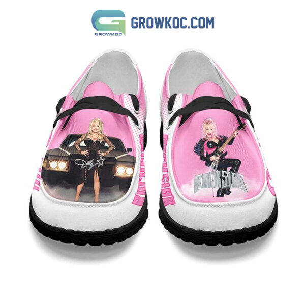 Tubopro Dolly Parton Rockstar Personalized Hey Dude Shoes For Men And Women - Image 7