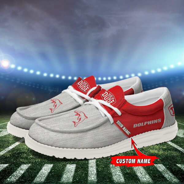 Tubopro Dolphins Personalized Hey Dude Shoes For Men And Women - Image 3