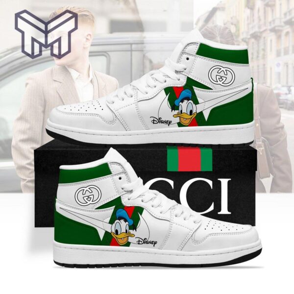 Tubopro Donald Duck AJ1 High Sneakers Shoes For Men And Women