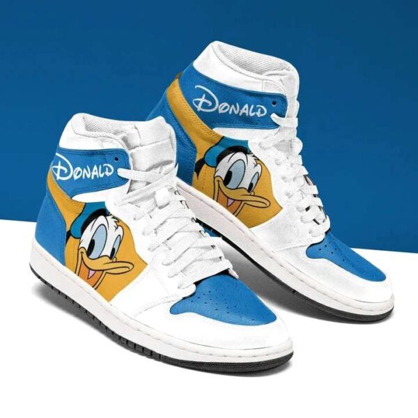 Tubopro Donald Duck AJ1 High Sneakers Shoes For Men And Women
