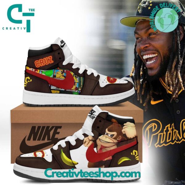 Tubopro Donkey Kong AJ1 High Sneakers Shoes For Men And Women