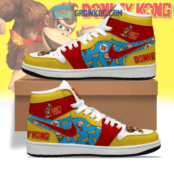 Tubopro Donkey Kong AJ1 High Sneakers Shoes For Men And Women