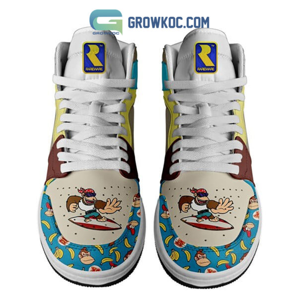 Tubopro Donkey Kong AJ1 High Sneakers Shoes For Men And Women