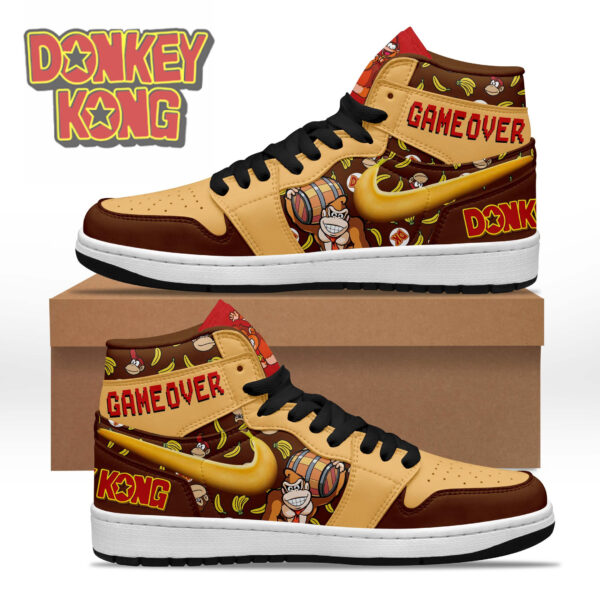 Tubopro Donkey Kong AJ1 High Sneakers Shoes For Men And Women