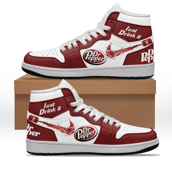 Tubopro Dr Pepper AJ1 High Sneakers Shoes For Men And Women