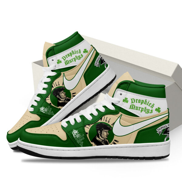 Tubopro Dropkick Murphys AJ1 High Sneakers Shoes For Men And Women - Image 2