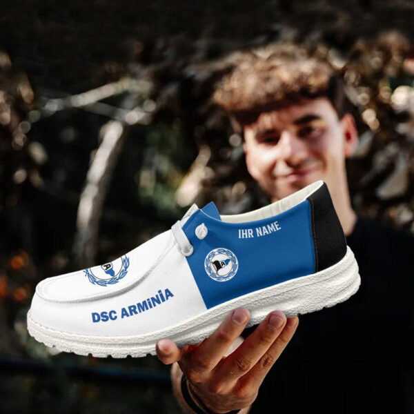 Tubopro DSC Arminia Bielefeld Personalized Hey Dude Shoes For Men And Women - Image 2