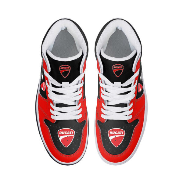 Tubopro Ducati AJ1 High Sneakers Shoes For Men And Women - Image 3