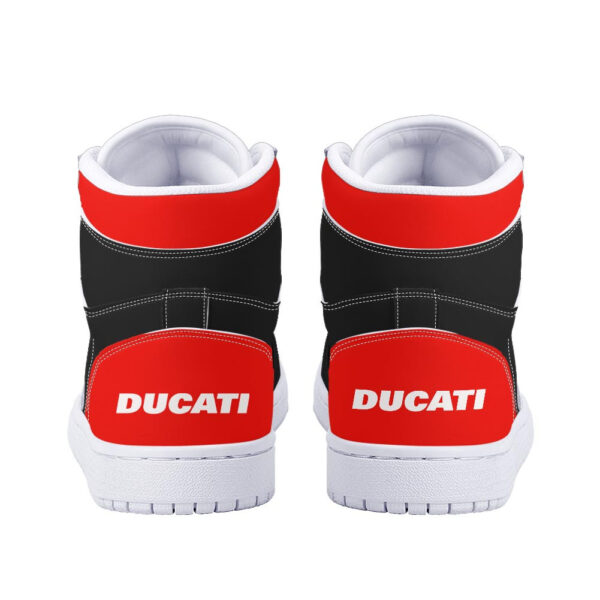 Tubopro Ducati AJ1 High Sneakers Shoes For Men And Women - Image 4