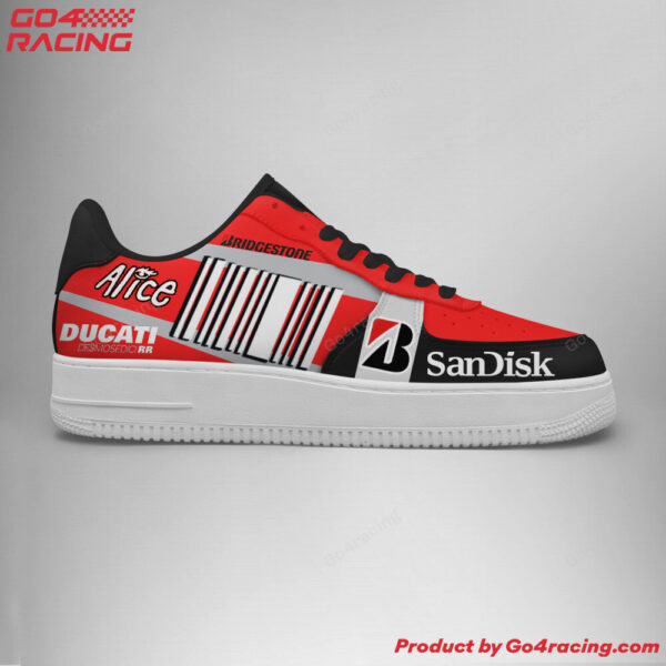 Tubopro Ducati Desmosedici Gp7 Air Low-Top Sneakers Shoes For Men And Women - Image 3