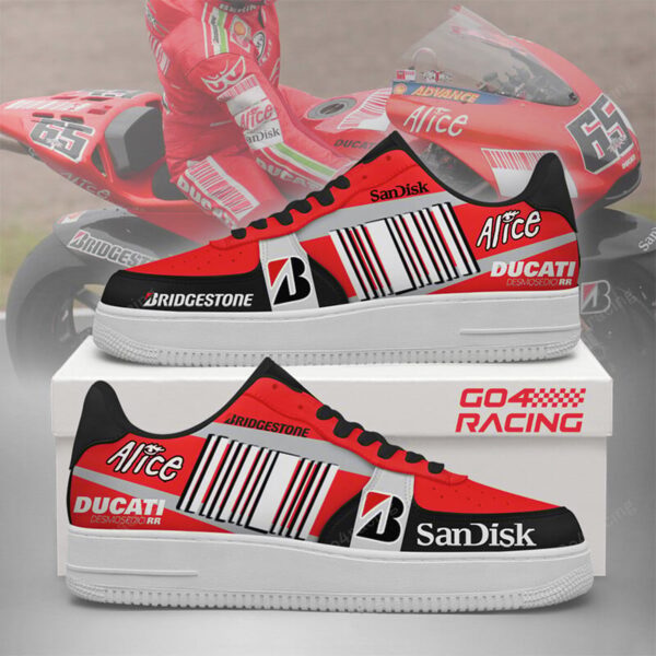 Tubopro Ducati Desmosedici Gp7 Air Low-Top Sneakers Shoes For Men And Women