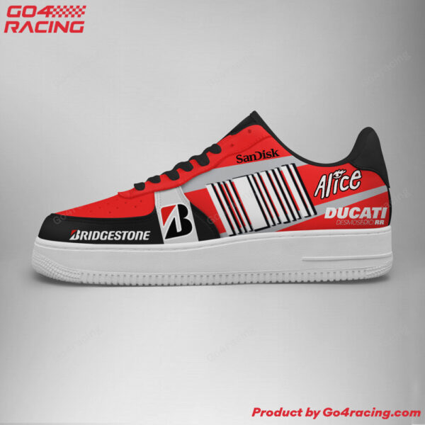 Tubopro Ducati Desmosedici Gp7 Air Low-Top Sneakers Shoes For Men And Women - Image 2