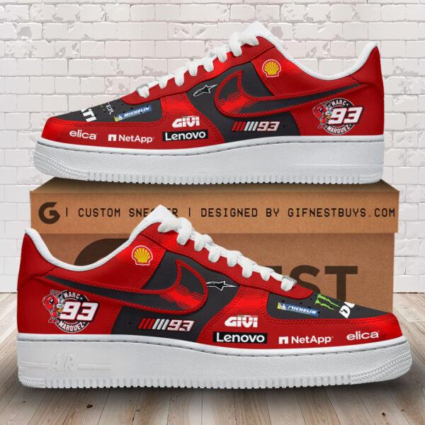 Tubopro Ducati Lenovo Team x Marc Marquez Air Low-Top Sneakers Shoes For Men And Women