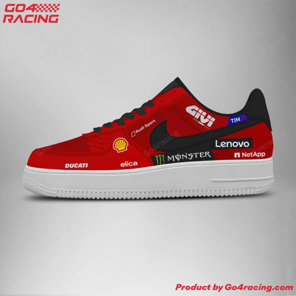 Tubopro Ducati Racing Factory Air Low-Top Sneakers Shoes For Men And Women - Image 2