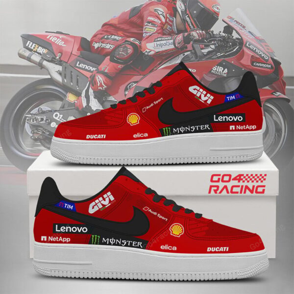 Tubopro Ducati Racing Factory Air Low-Top Sneakers Shoes For Men And Women