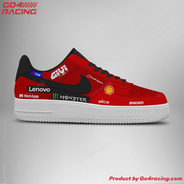 Tubopro Ducati Racing Factory Air Low-Top Sneakers Shoes For Men And Women - Image 3